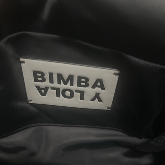 Small black nylon crossbody bag BIMBA Y LOLA - Picture 3 of 7